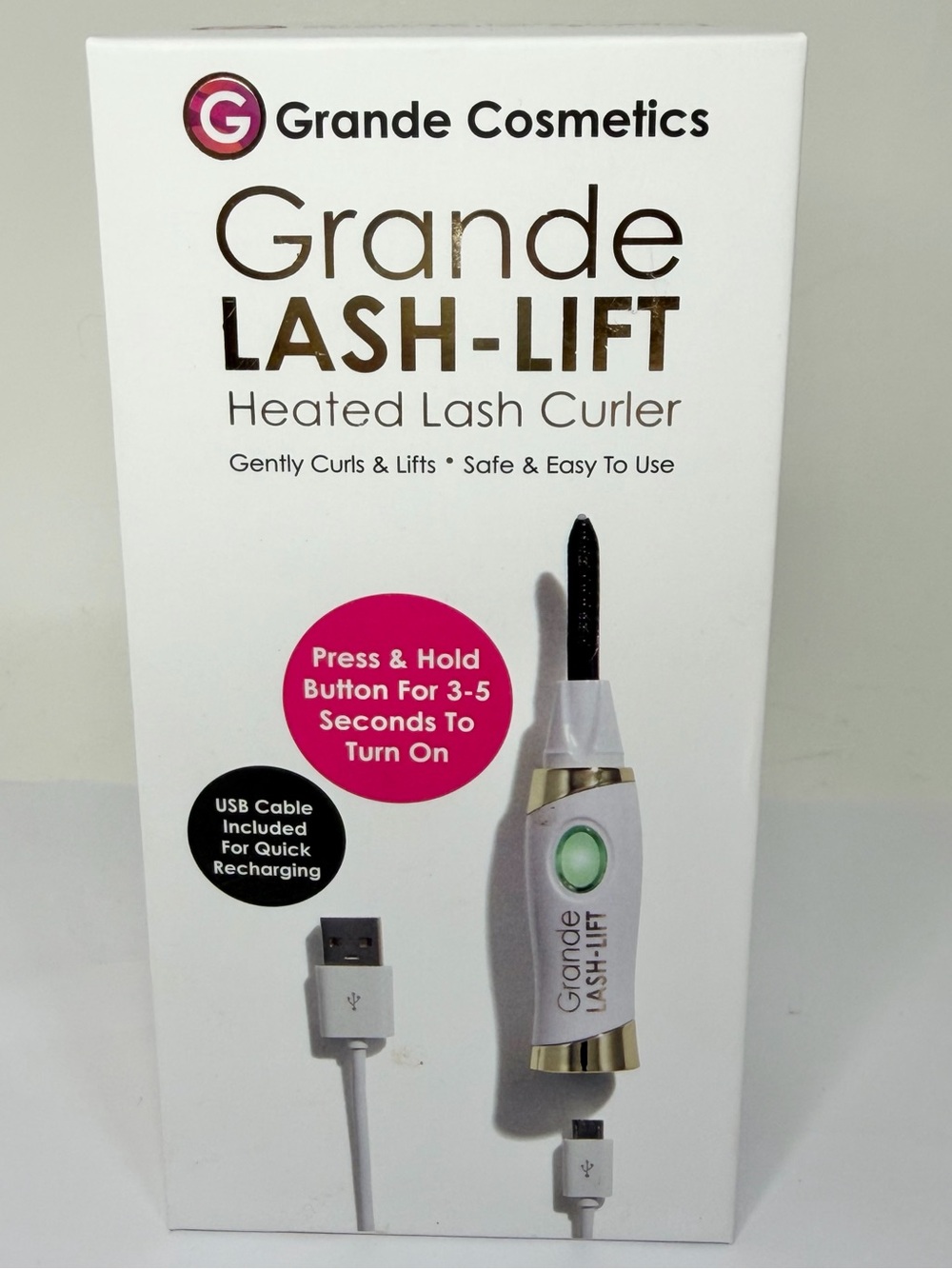 Grande Cosmetics Lash Lift Heated Eyelash Curler